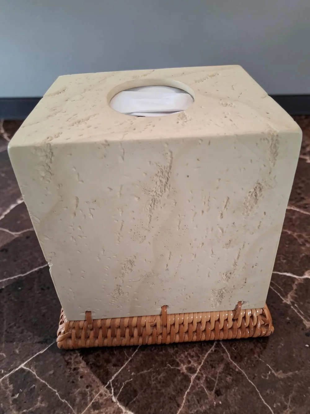Travertine square tissue box cover High Quality Home Decor Accents Decoration